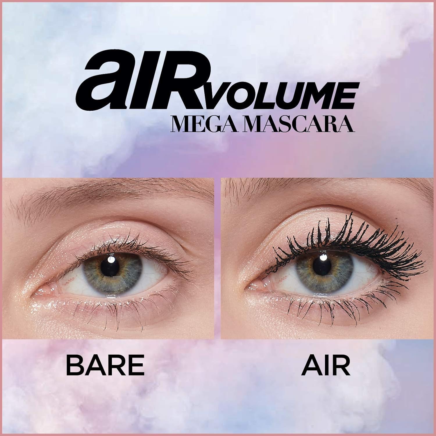 L’Oréal Paris Air Volume Mega Mascara, Lightweight, Whipped Texture, Up to 24 hr Hold, flake resistant, Smudge Proof, Clump ProofL’Oréal Paris071249419892MascaraMascara