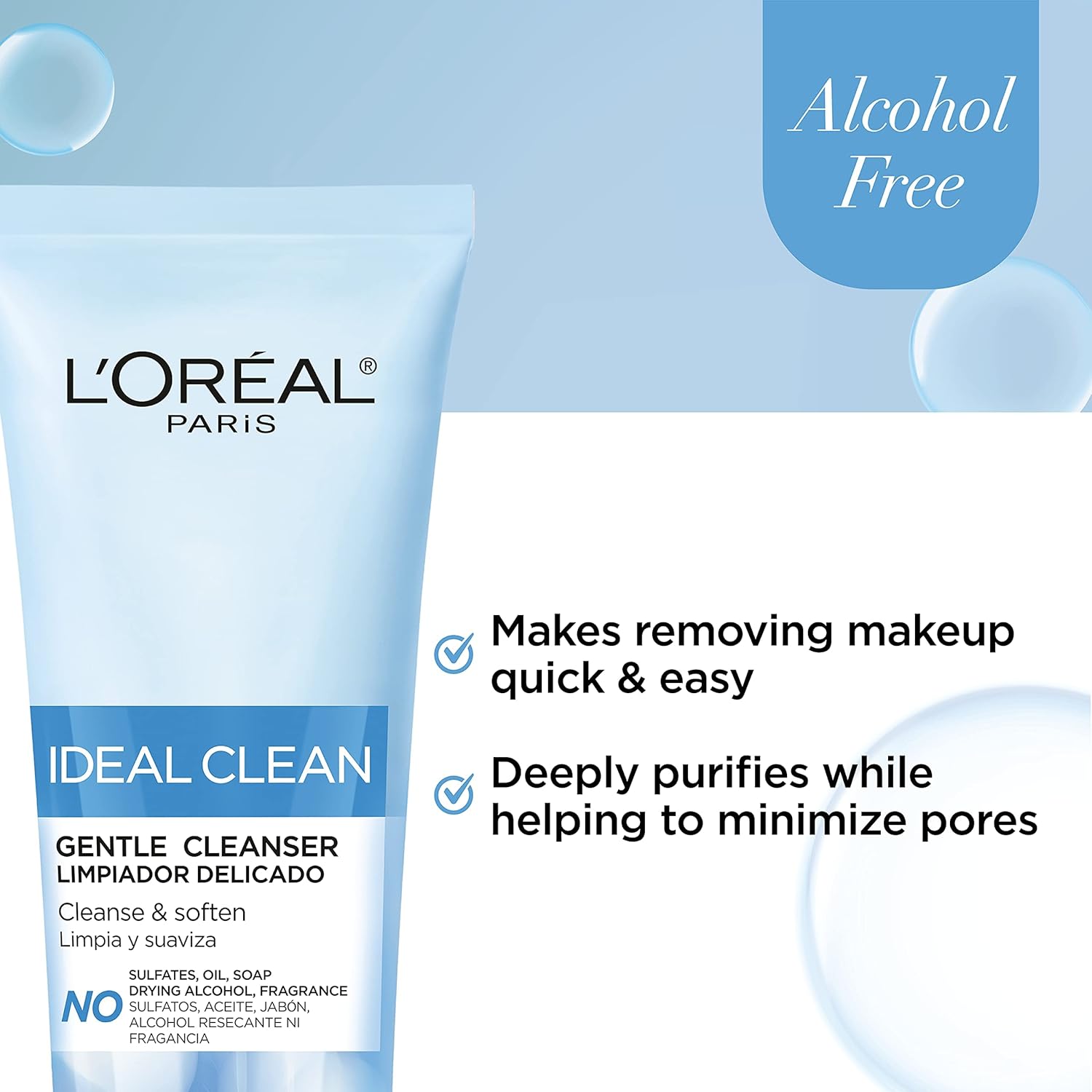 L’Oréal Paris Ideal Clean Gentle Facial Cleanser - 200mlL’Oréal Paris071249239865Gel CleanserGel Cleanser