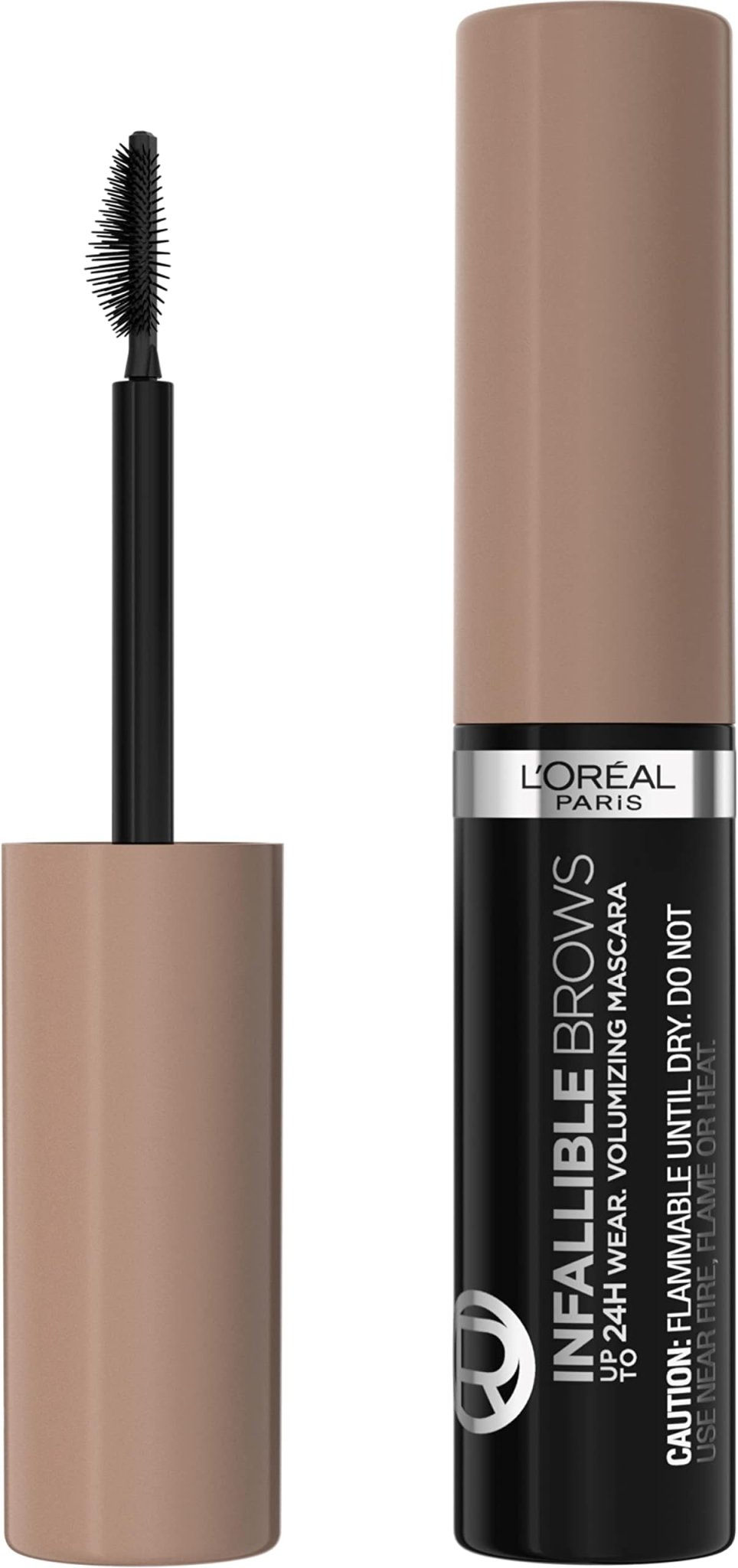 L'Oreal Paris Infallible Volumizing 24H Wear Brow Mascara, Long Lasting Eyebrow Makeup for 2X Fuller EyebrowsL’Oréal Paris071249675823MascaraMascara