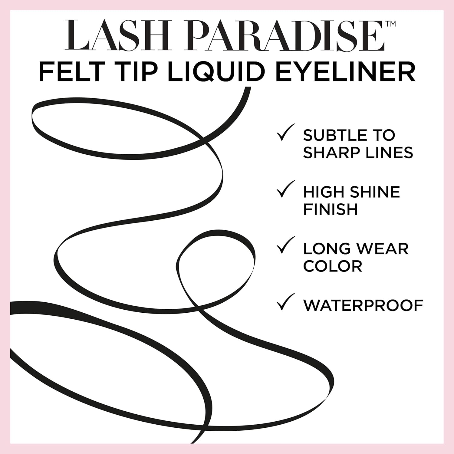 L’Oréal Paris Voluminous Lash Paradise Felt Tip Liquid Eyeliner - Black, 1.5 ml (Packaging may vary)L’Oréal Paris071249373132EyelinerEyeliner