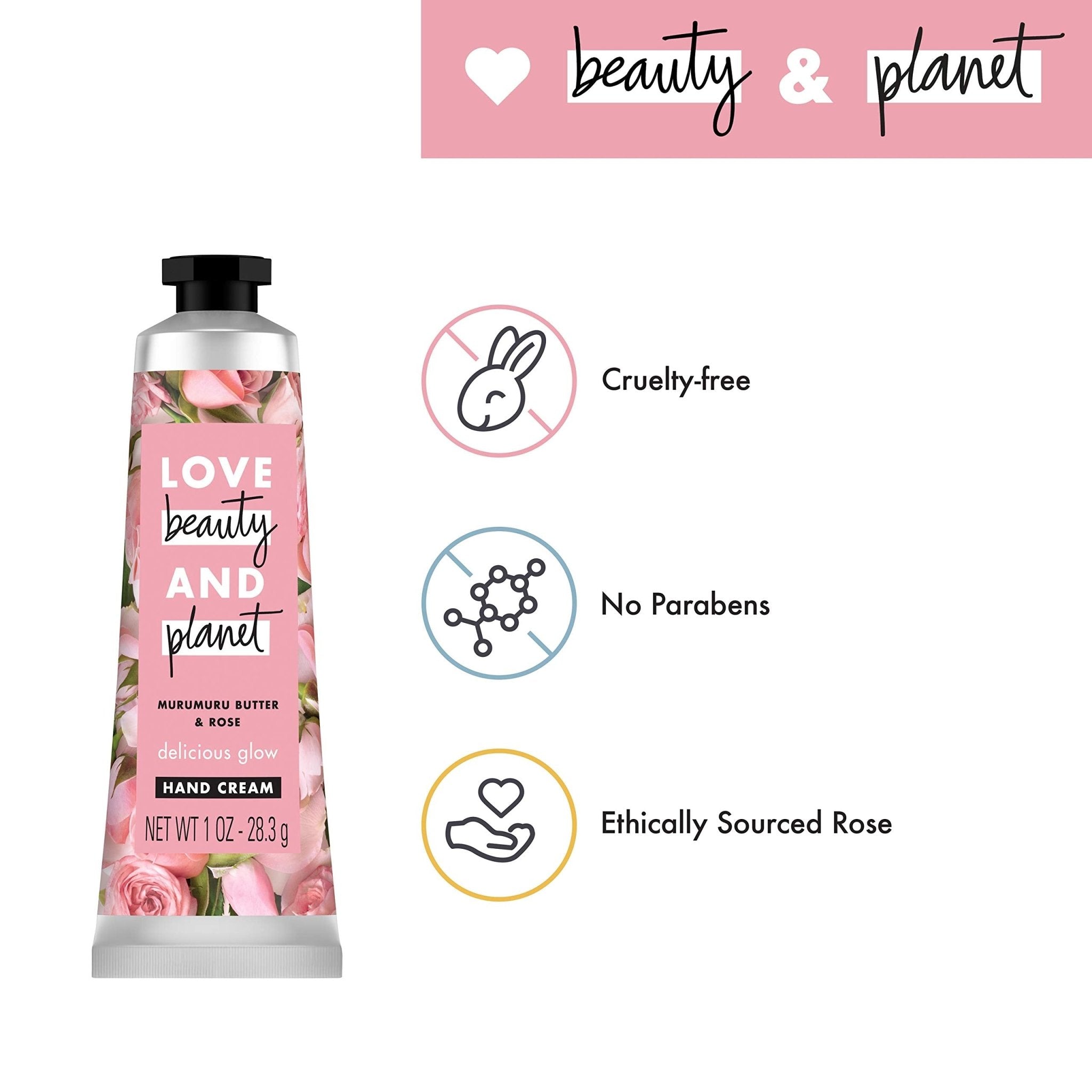 Love Beauty and Planet Murumuru Butter and Rose Delicious Glow Hand Cream - 1 ozLove Beauty and Planet055086003230Hand CreamHand Cream