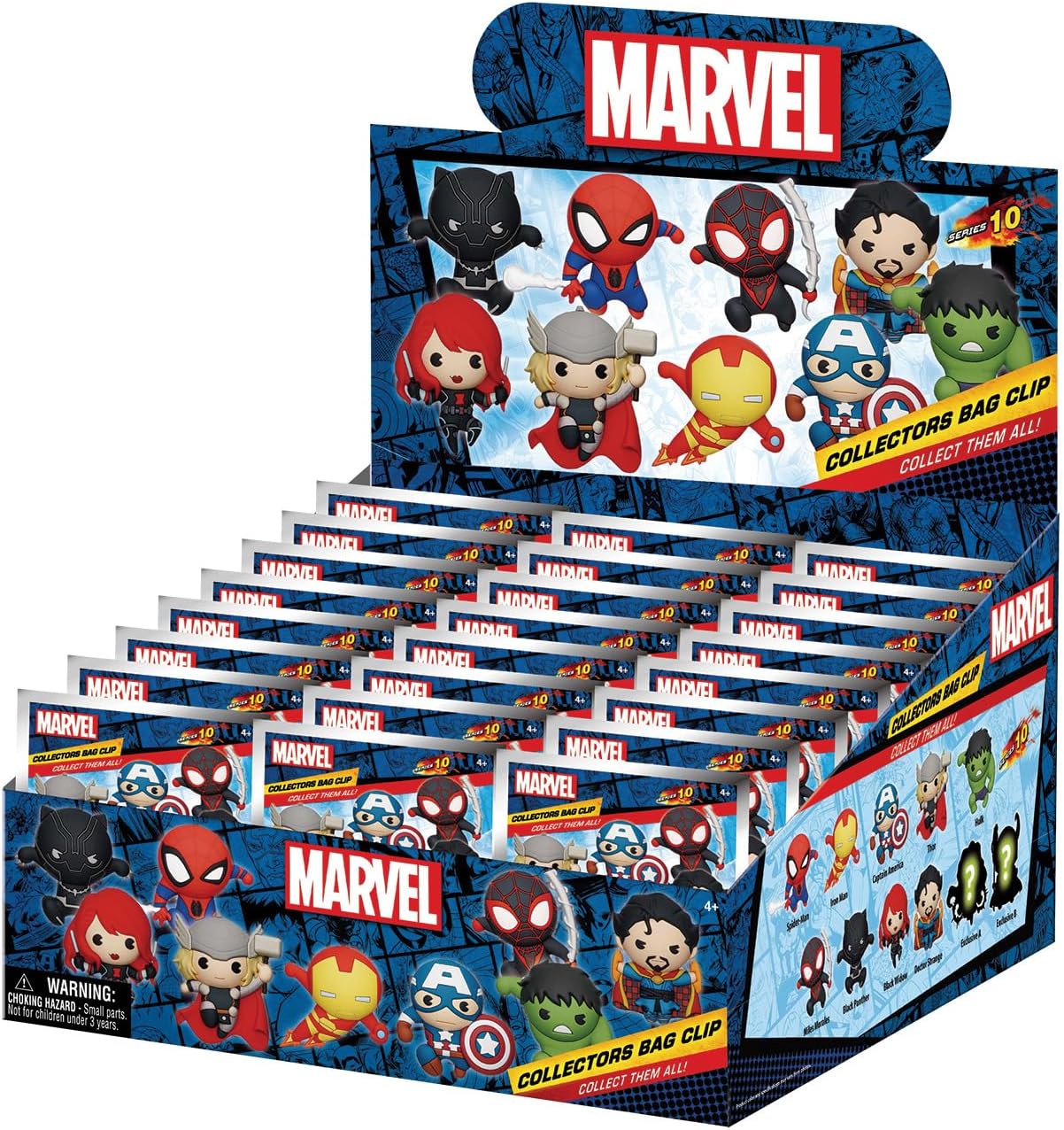 Marvel Collectors Classic 3D Foam Bag ClipMarvel077764687600Action FiguresAction Figures