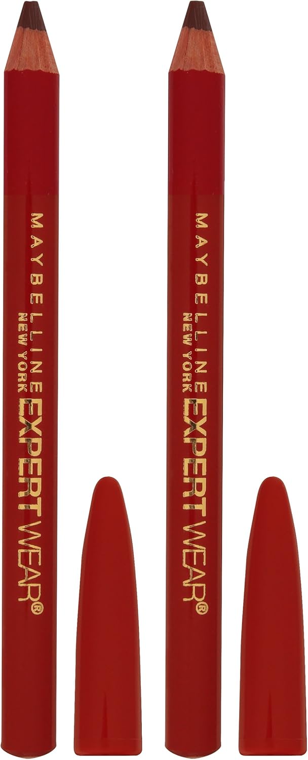 Maybelline New York Makeup Expert Wear Twin Eyebrow Pencils and Eyeliner Pencils - 2 Count (Pack of 1)MAYBELLINE041554530339Eyebrow ColorEyebrow Color