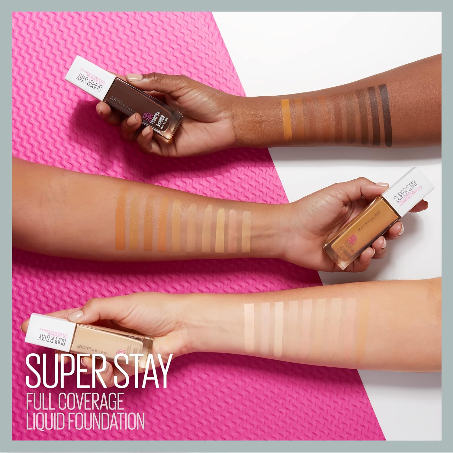 Maybelline Super Stay Full Coverage Liquid Foundation Active Wear Makeup, Up to 30Hr Wear, Transfer, Sweat & Water Resistant, Matte FinishMAYBELLINE041554559453FoundationFoundation