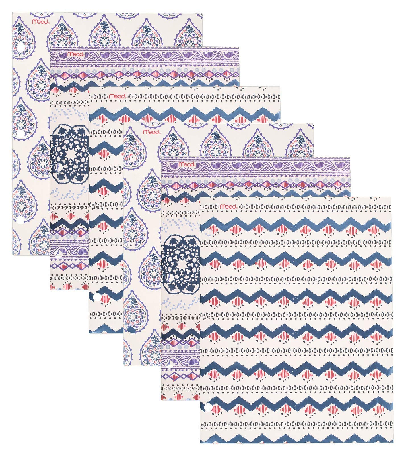Mead Pocket Folder, 2 - Pocket, 12" x 9 - 3/8", Pretty Please, Design Selected For You, 1 CountMead043100332244Pocket FolderPocket Folder