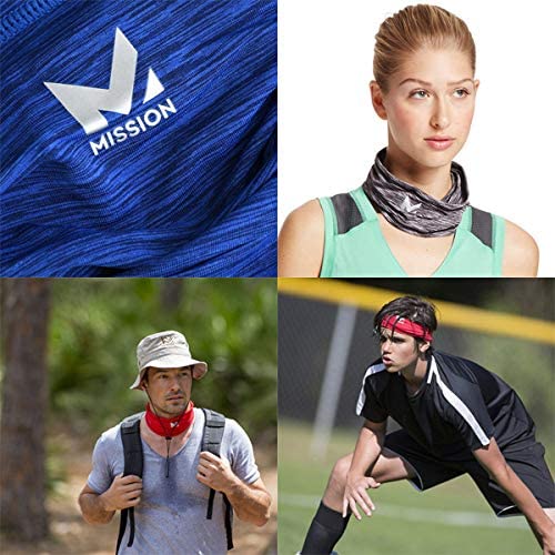 MISSION Cooling Neck Gaiter - BlueMISSION109452Neck GaiterNeck Gaiter