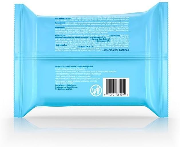 Neutrogena Makeup Remover Facial Ultra Soft Cleansing Towelettes, Daily Face Wipes to Remove Dirt, Oil, Makeup & Waterproof Mascara, Gentle, Alcohol - Free, 25 ctNeutrogena070501051054cleanser wipescleanser wipes