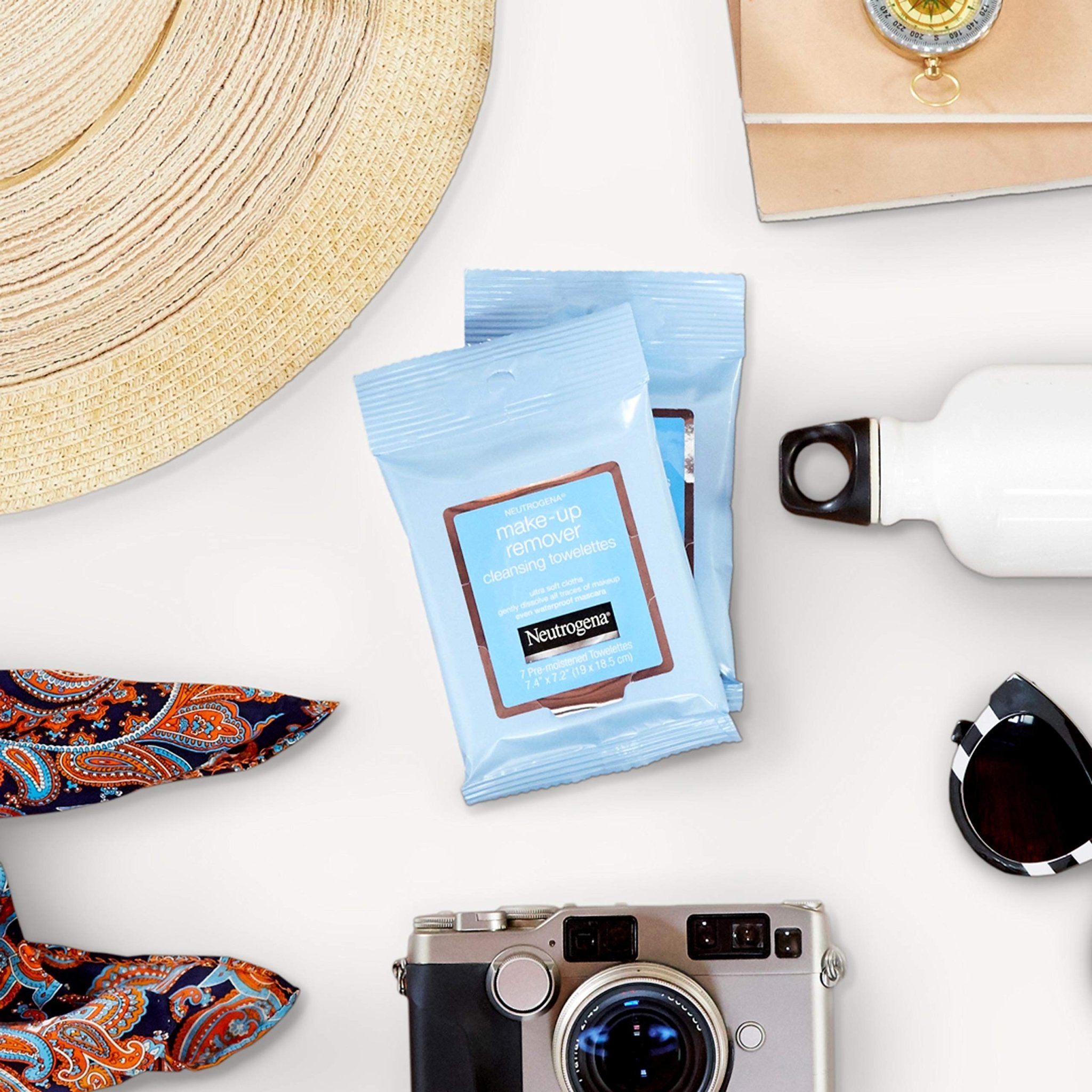 Neutrogena Makeup Remover Facial Ultra Soft Cleansing Towelettes, Daily Face Wipes to Remove Dirt, Oil, Makeup & Waterproof Mascara, Gentle, Alcohol - Free, 25 ctNeutrogena070501051054cleanser wipescleanser wipes