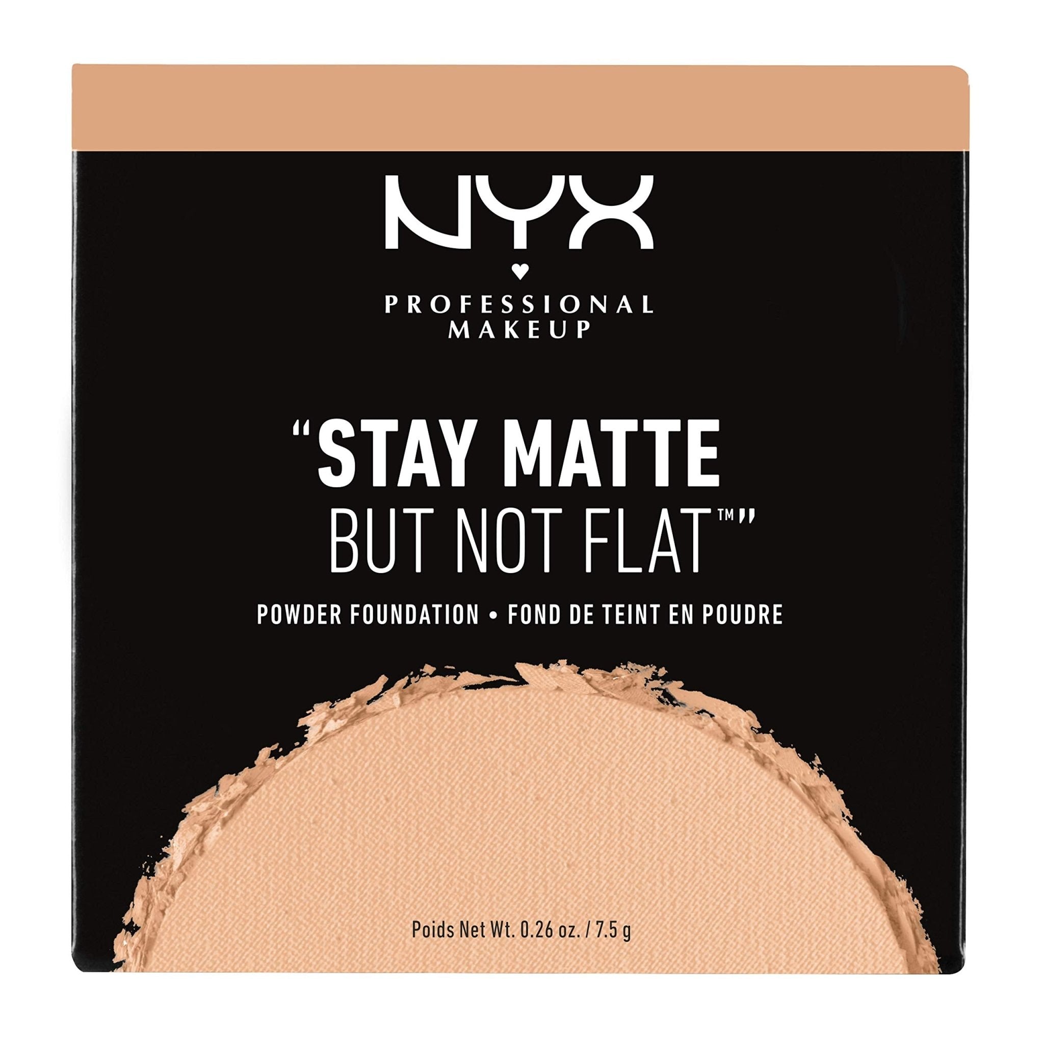 NYX PROFESSIONAL MAKEUP Stay Matte But Not Flat Powder Foundation - 7.5 gNYX PROFESSIONAL MAKEUP800897808082FoundationFoundation