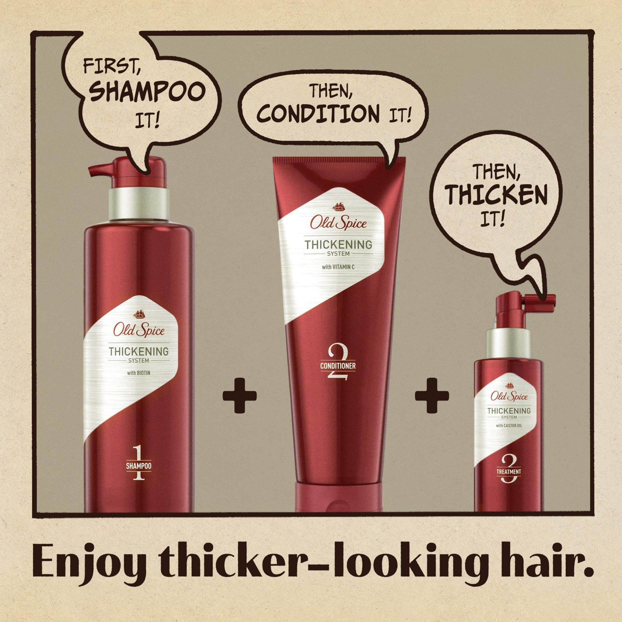 Old Spice Hair Thickening Conditioner for Men, Infused with Vitamin C, Step 2 - 325 mlOld Spice012044044483ConditionerConditioner
