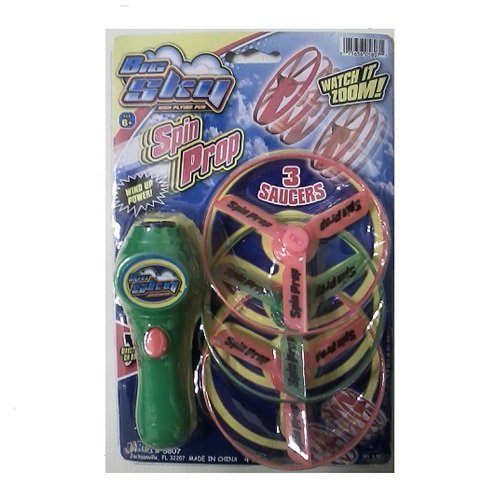 Pfive Spin Prop Flying Discs with LauncherPfive075656058071Flying DiscFlying Disc