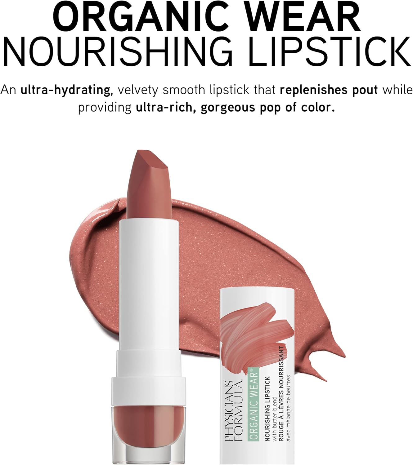 Physicians Formula Organic Wear All Natural Nourishing LipstickPhysicians Formula044386110748LipstickLipstick