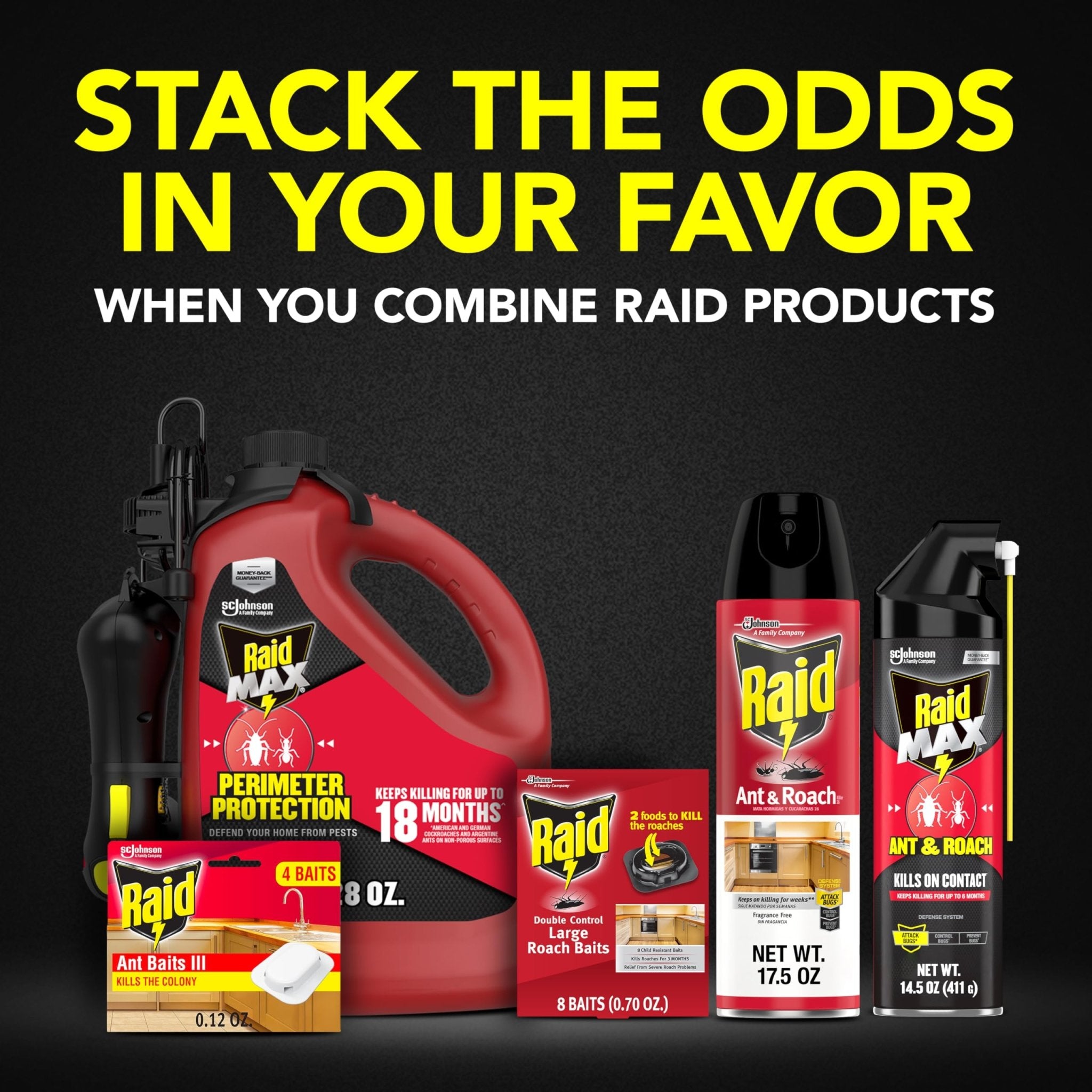 Raid Ant & Roach Aerosol Killer - Unscented, 17.5 OzRaid732233478164Insect KillerInsect Killer
