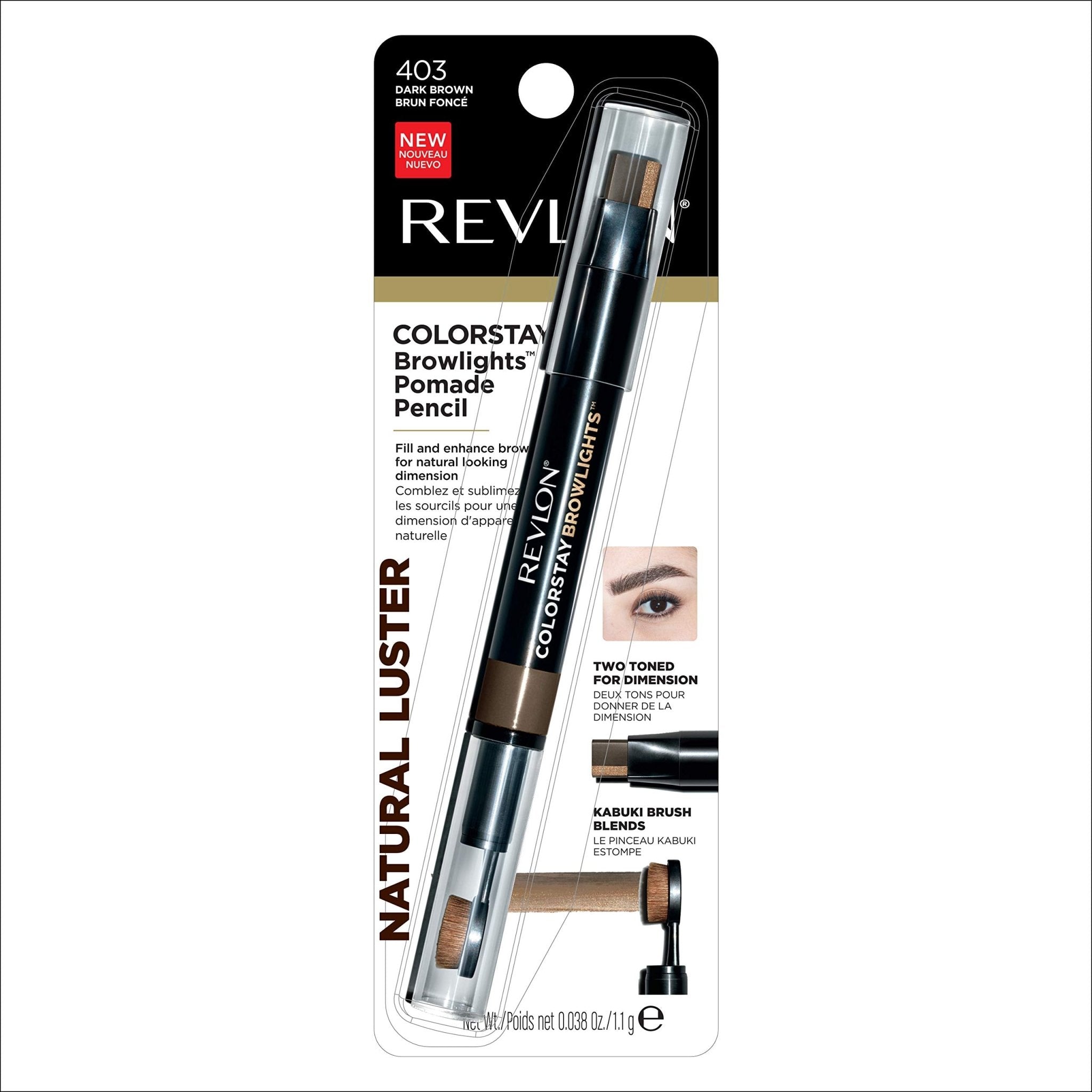 Revlon Colorstay Browlights Pencil, Eyebrow Pencil & Brow HighlighterRevlon309970087920Eyebrow ColorEyebrow Color