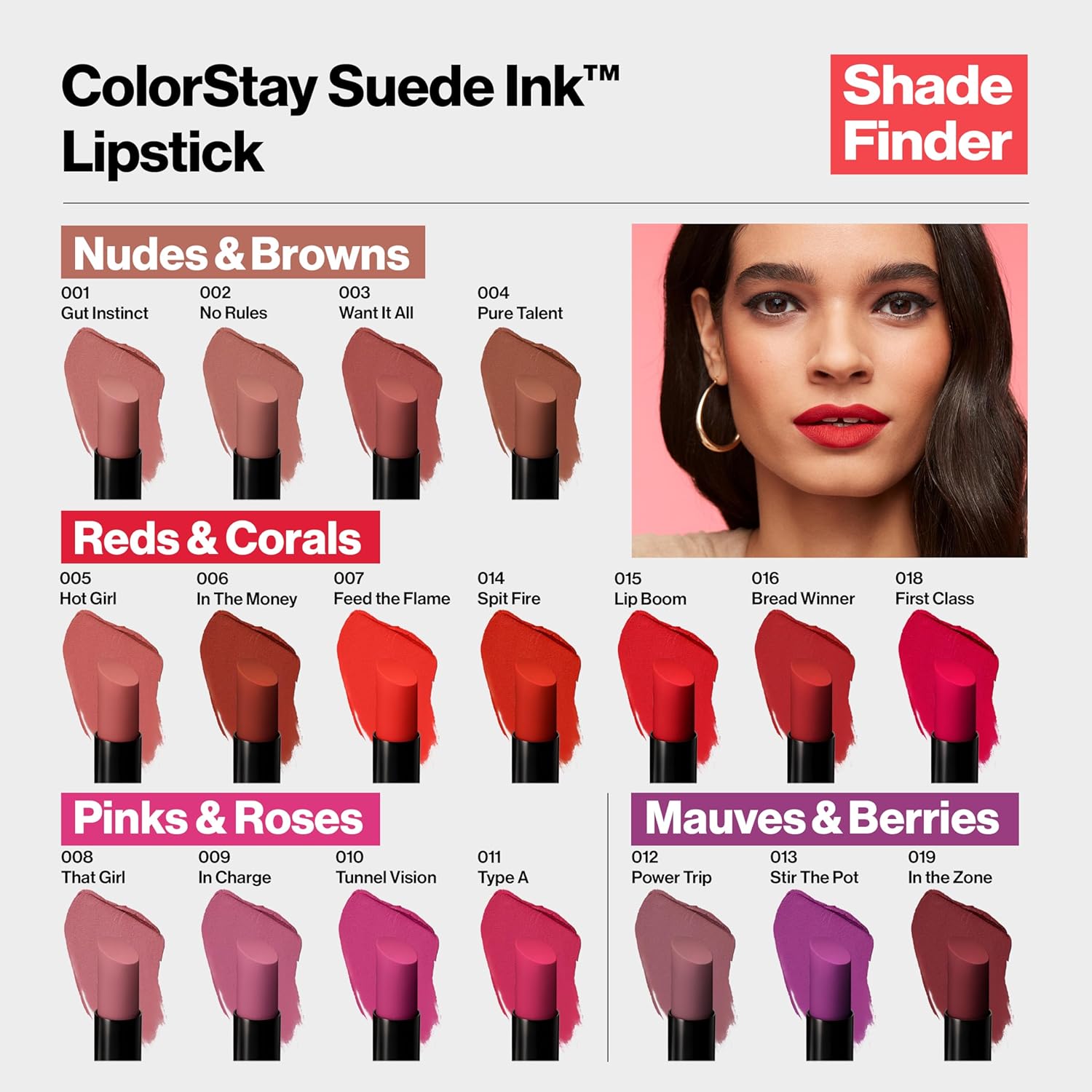 Revlon ColorStay Suede Ink Lipstick, Built - in Primer, Infused with Vitamin E, Waterproof, Smudgeproof, Matte ColourRevlon309970187064LipstickLipstick
