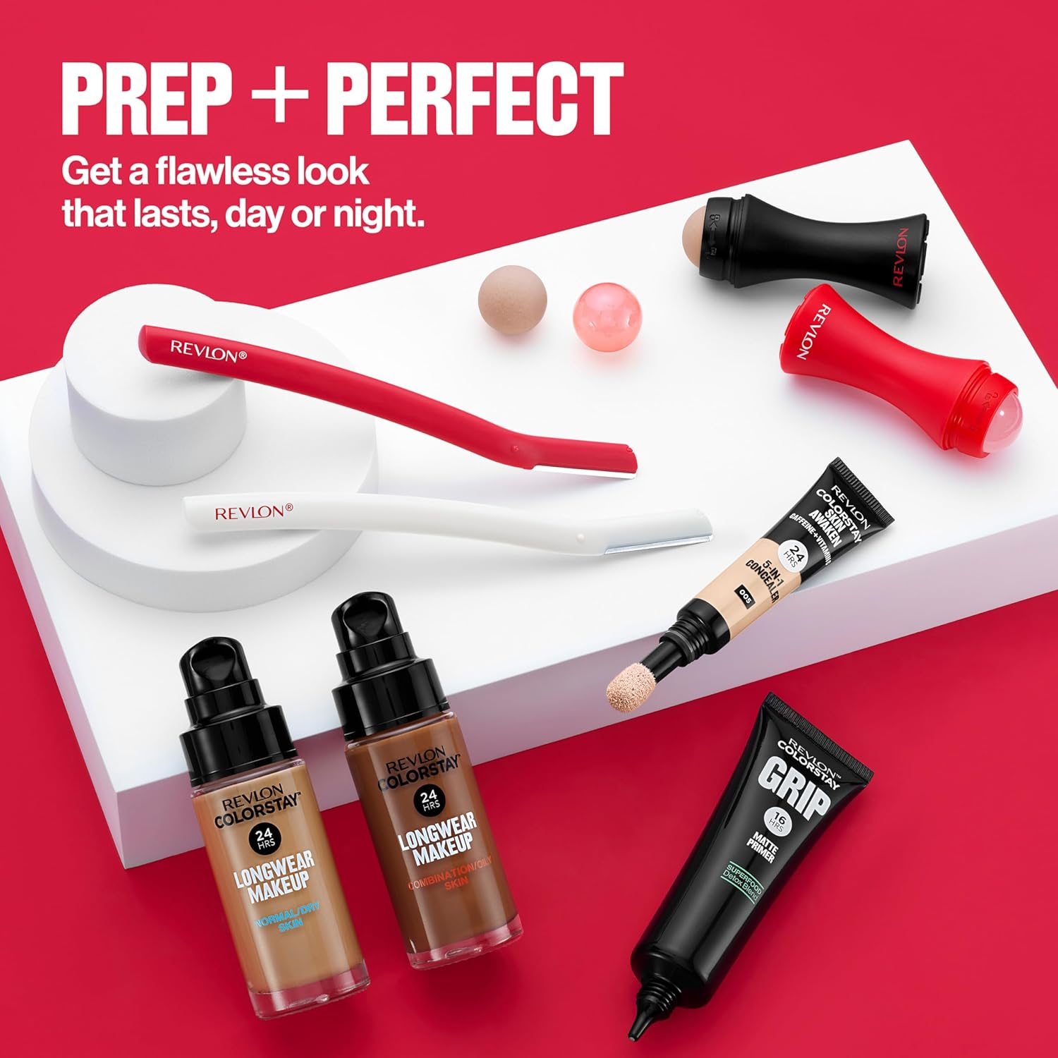 Revlon Oil Absorbing Volcanic Stone on the go Face Roller, Oily Skin Control For Face Makeup, Volcanic Reusable Facial Skincare ToolRevlon309970075583Face RollerFace Roller