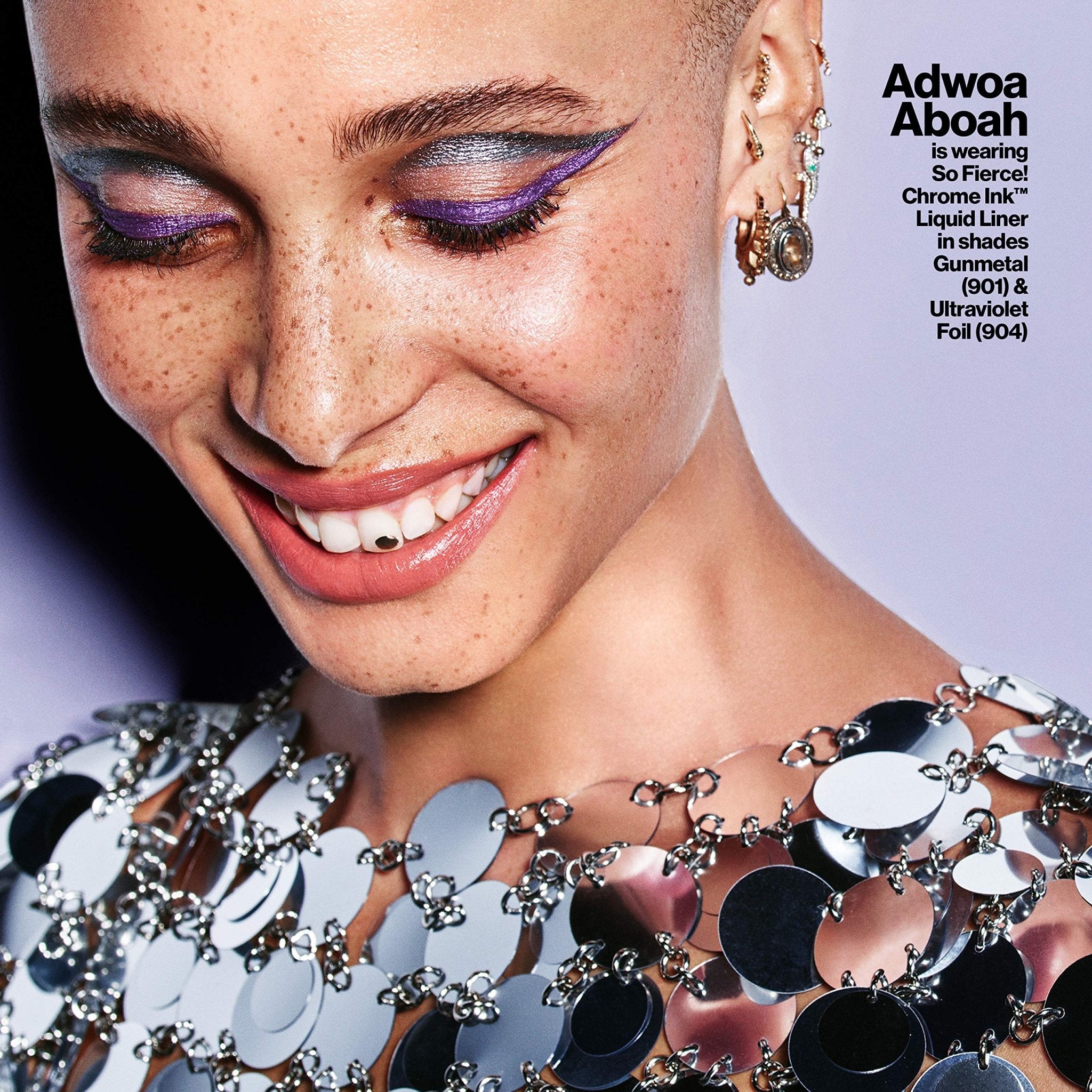 Revlon So Fierce Chrome Ink Liquid Eyeliner, Longlasting Bold Metallic Pen Liner with Dip Ink Cap for Pearl, Shimmer BlendRevlon309970131395EyelinerEyeliner