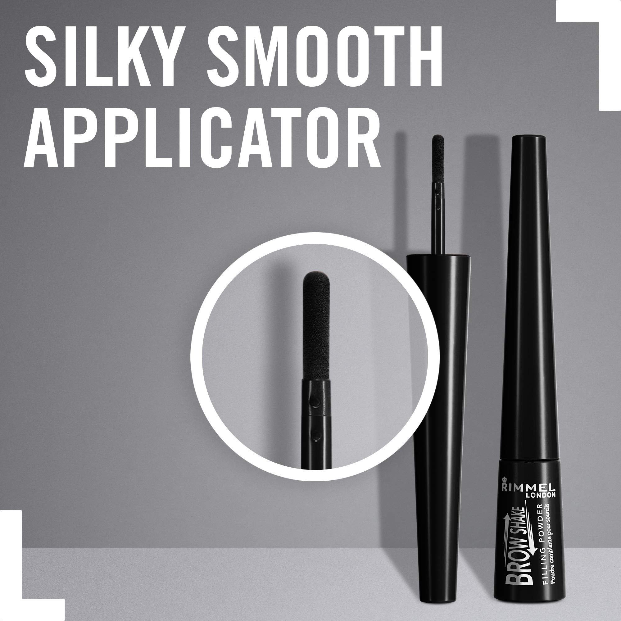 Rimmel Brow Shake Eyebrow Filling Powder - 004 Black, 0.17Rimmel3614223703111Eyebrow ColorEyebrow Color