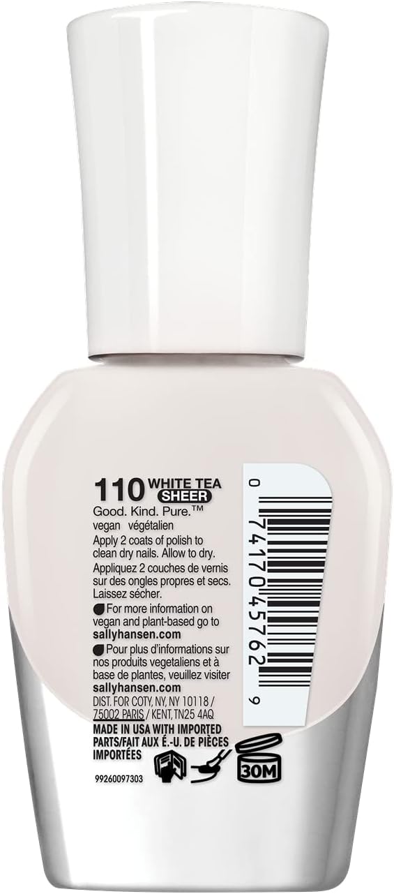 Sally Hansen Good Kind Pure Vegan lasting Nail Color - 10 mlSally Hansen074170457728Nail PolishNail Polish