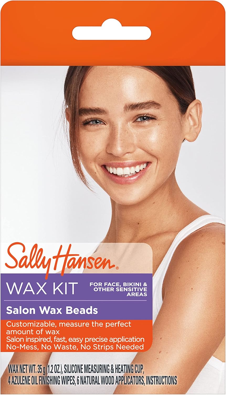Sally Hansen Wax Kit, Salon Wax Beads Kit for Face, Bikini & Other Sensitive AreasSally Hansen3616303207427Waxing KitsWaxing Kits