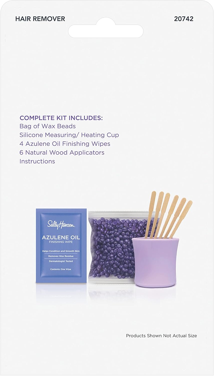 Sally Hansen Wax Kit, Salon Wax Beads Kit for Face, Bikini & Other Sensitive AreasSally Hansen3616303207427Waxing KitsWaxing Kits