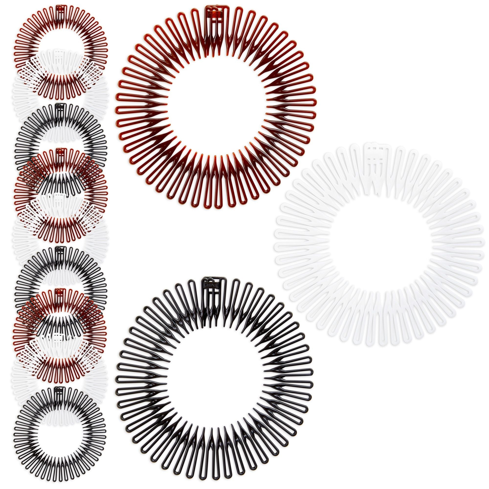 Scunci Effortless Beauty Stretch Hair Combs, 3 pcsDealzlotB0015XR5JA