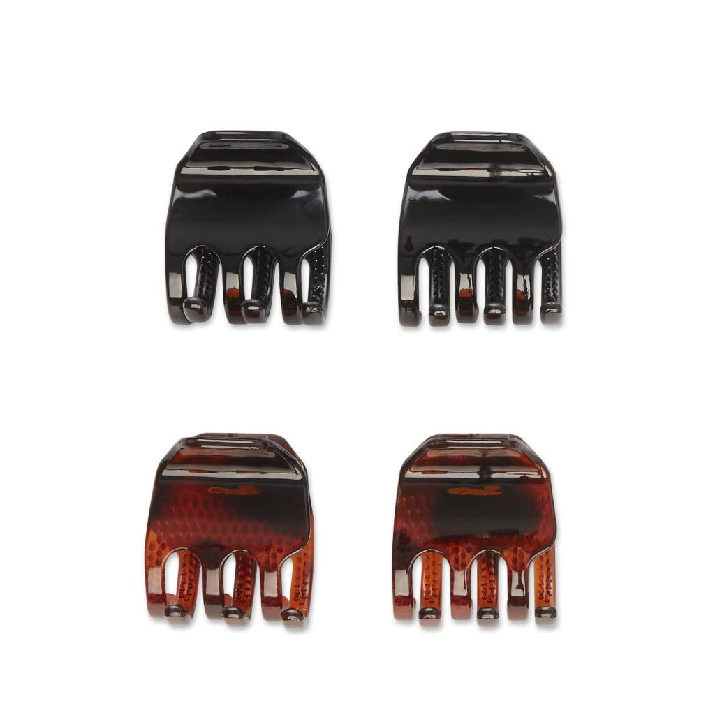 Scunci No Slip Grip Chunky Jaw Clip, All Day Hold - 4 pcsScunci043194392209Hair ClipHair Clip