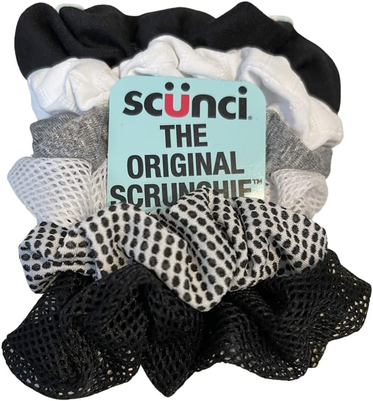 Scunci Value Pack Cotton Elastics Hair Bands Large Scrunchies Hair Accessories for Women or Girls, 12 pcsScunci043194334599ScrunchiesScrunchies