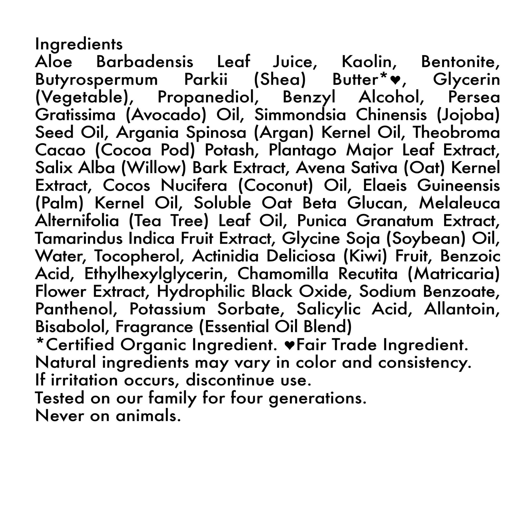 Shea Moisture African Black Soap Clarifying Mud Mask - 14 gShea Moisture764302270720Face PacksFace Packs