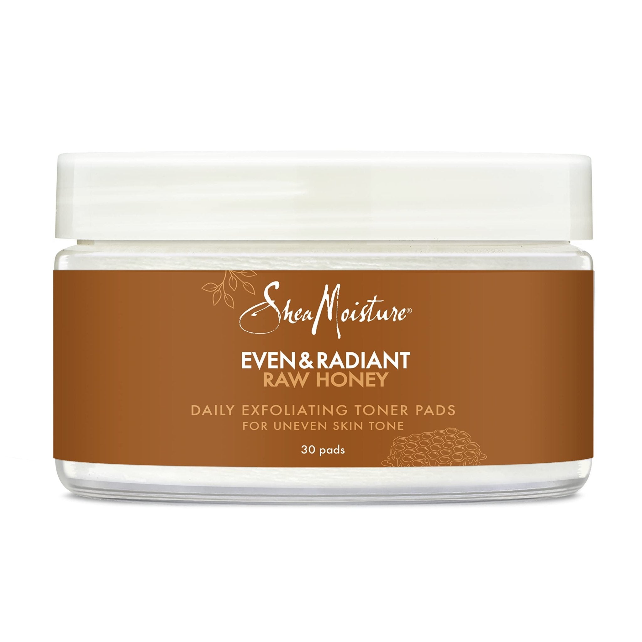 Shea Moisture Even and Radiant Raw Honey Daily Exfoliating Toner Pads For Uneven Skin Tone and Dark Spots - 30 padsShea Moisture764302019824Toner PadsToner Pads