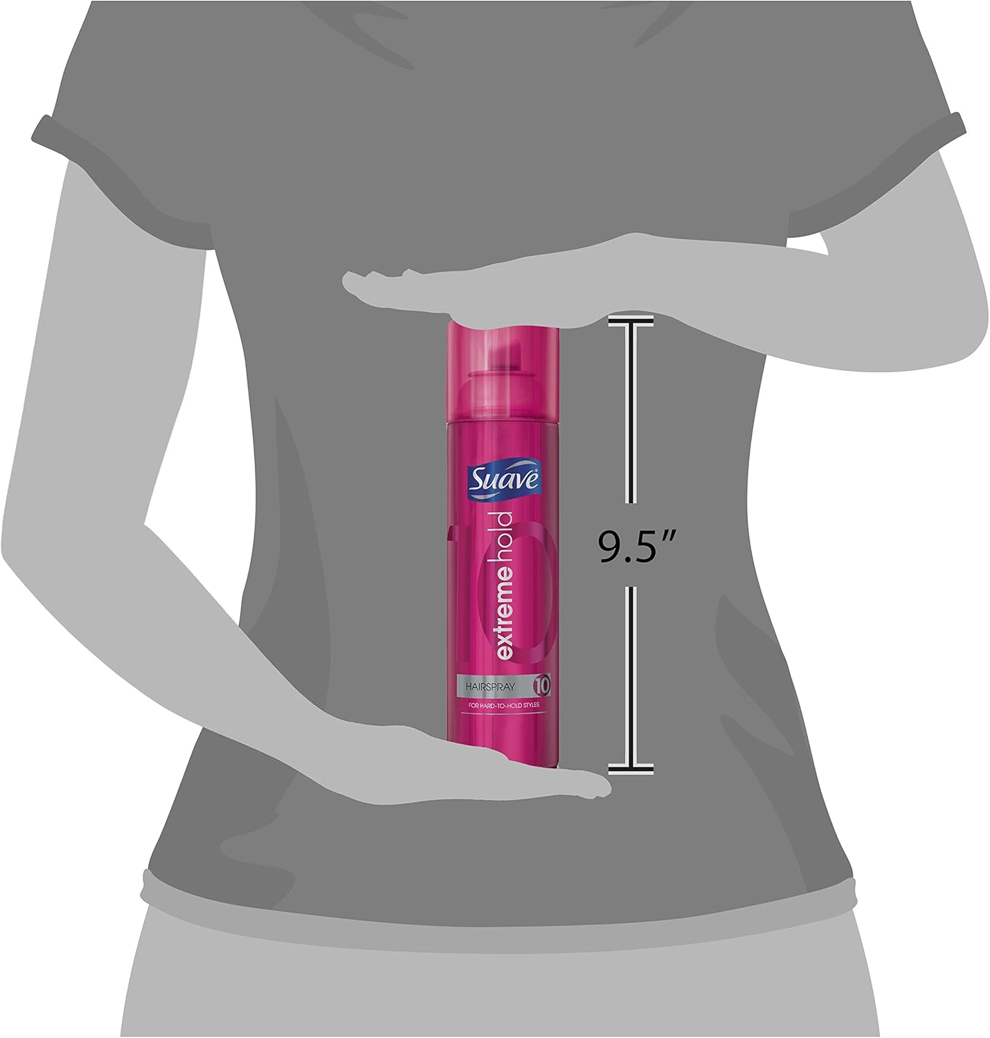 Suave Max Hold Unscented Hairspray For Long Lasting Hold, 8 - 312 gSuave883438822730Hair SprayHair Spray