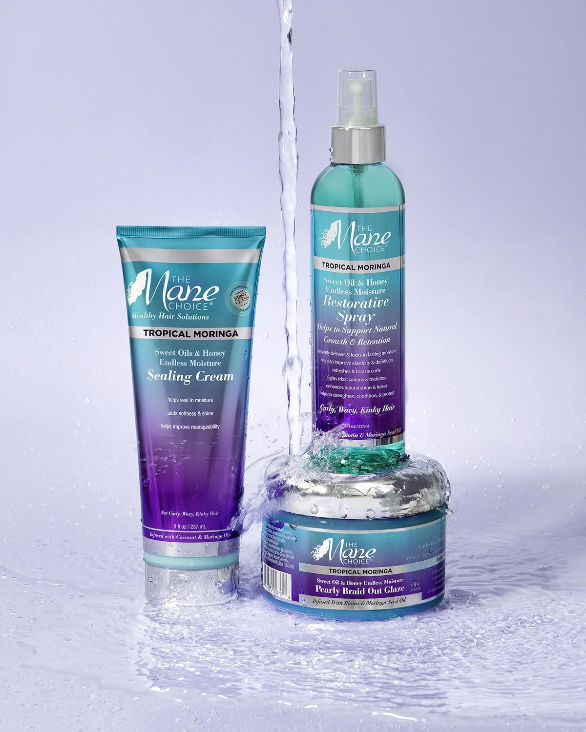 The Mane Choice Tropical Moringa Sweet Oil & Honey Endless Moisture Restorative Spray - 237 mlThe Mane Choice859340007183Hair SprayHair Spray