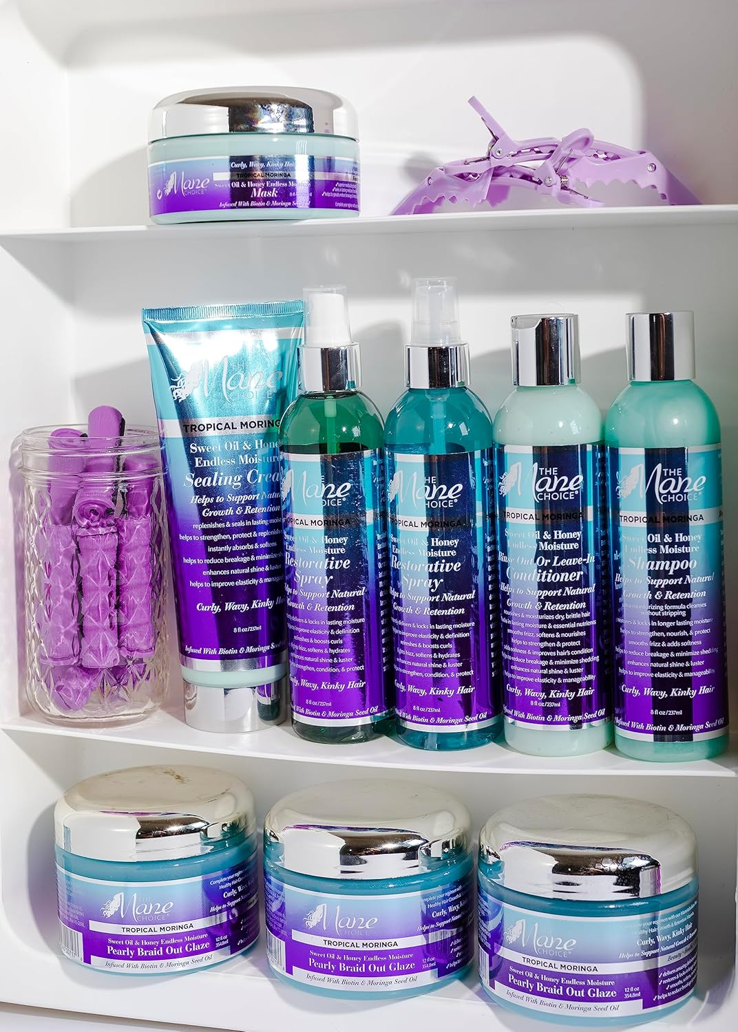 The Mane Choice Tropical Moringa Sweet Oil & Honey Endless Moisture Restorative Spray - 237 mlThe Mane Choice859340007183Hair SprayHair Spray