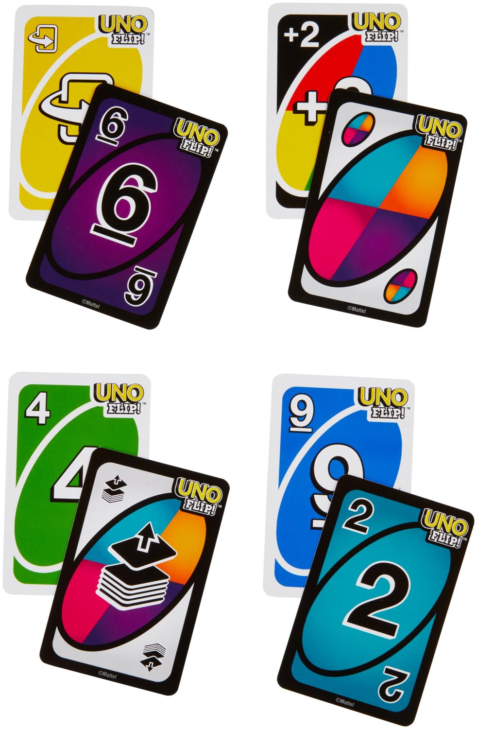UNO FLIP! Card Game with Double - Sided Card Deck for Families & Game NightsMattel Games887961841121Card GamesCard Games