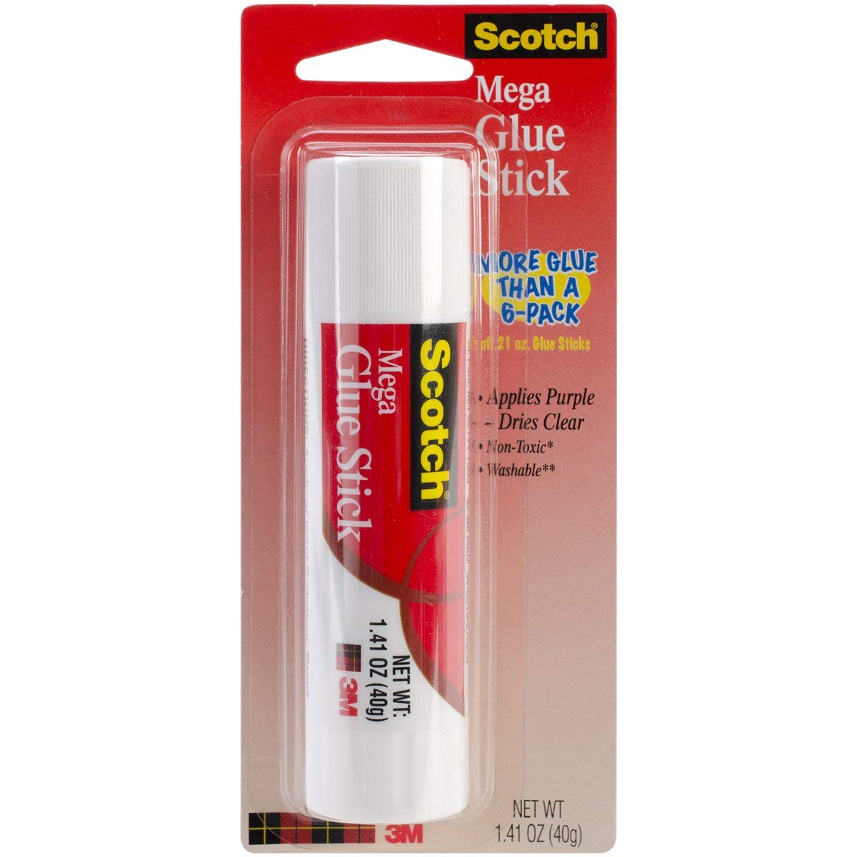 3M Scotch Craft Mega Glue Stick - 1.4OZScotch051135808450Glue StickGlue Stick