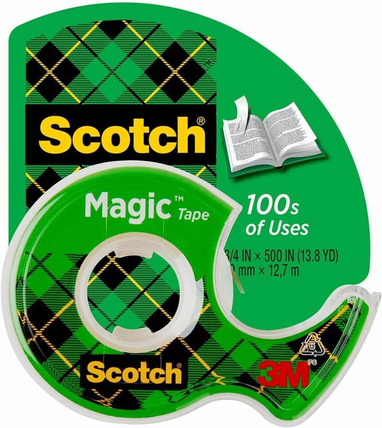 3M Scotch MAGIC TAPE 3/4 In X 650 mm, 1 pieceScotch021200011139Transparent TapeTransparent Tape