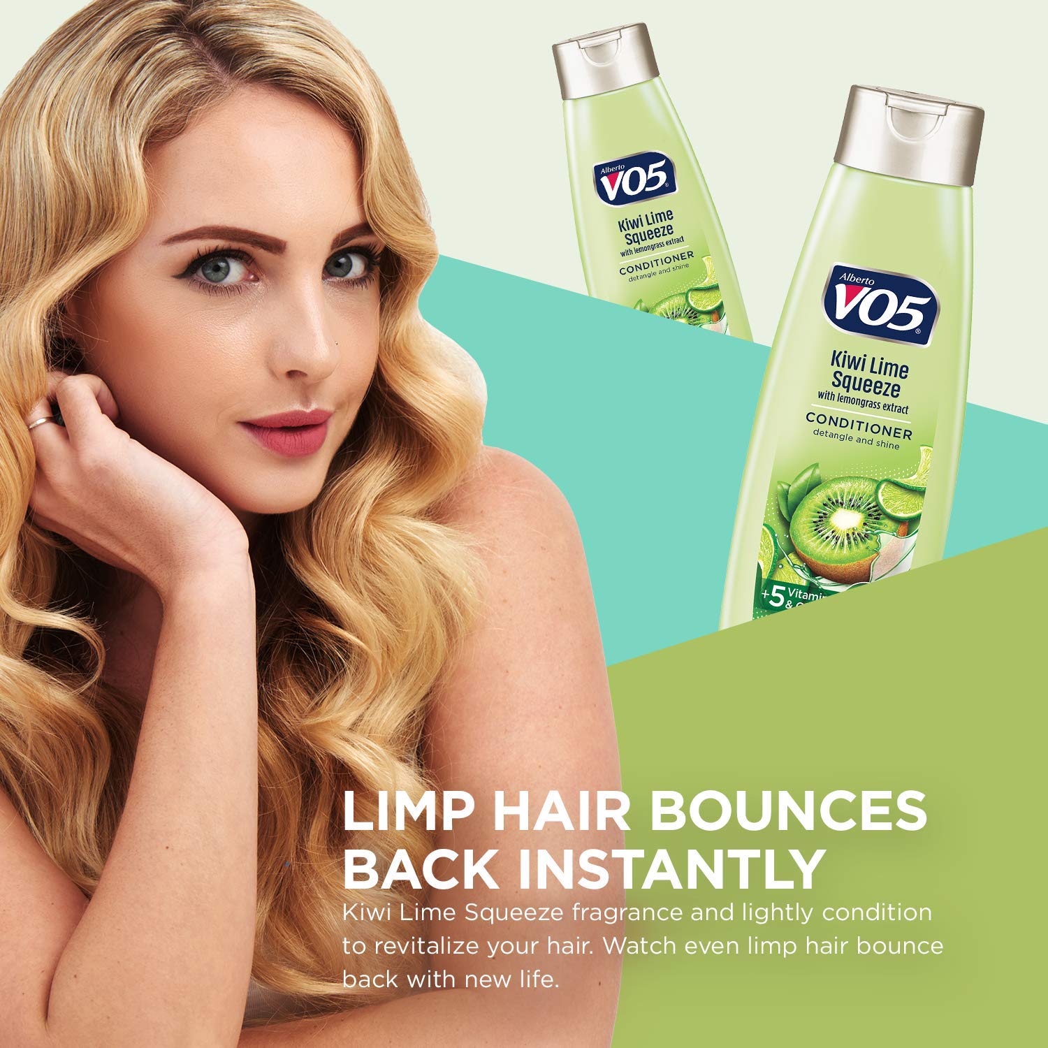 Alberto VO5 Kiwi Lime Squeeze Detangle and Shine Conditioner - 370 mlAlberto VO5816559012919ConditionerConditioner