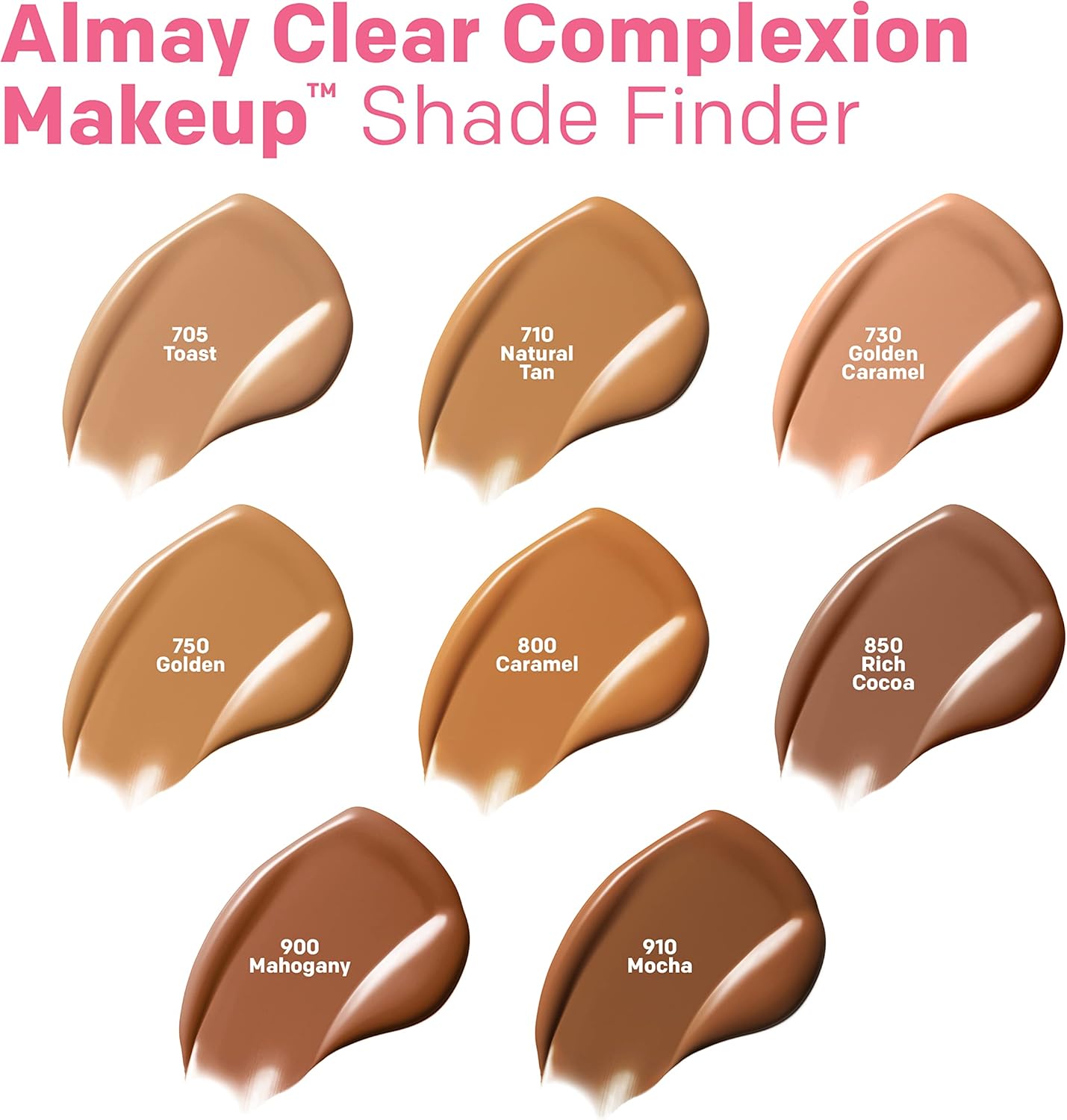 Almay Clear Complexion Acne Foundation Makeup with Salicylic Acid - Lightweight, Medium Coverage, Hypoallergenic, Fragrance - Free, for Sensitive Skin, 1 fl oz.Almay309970171636Acne FoundationAcne Foundation