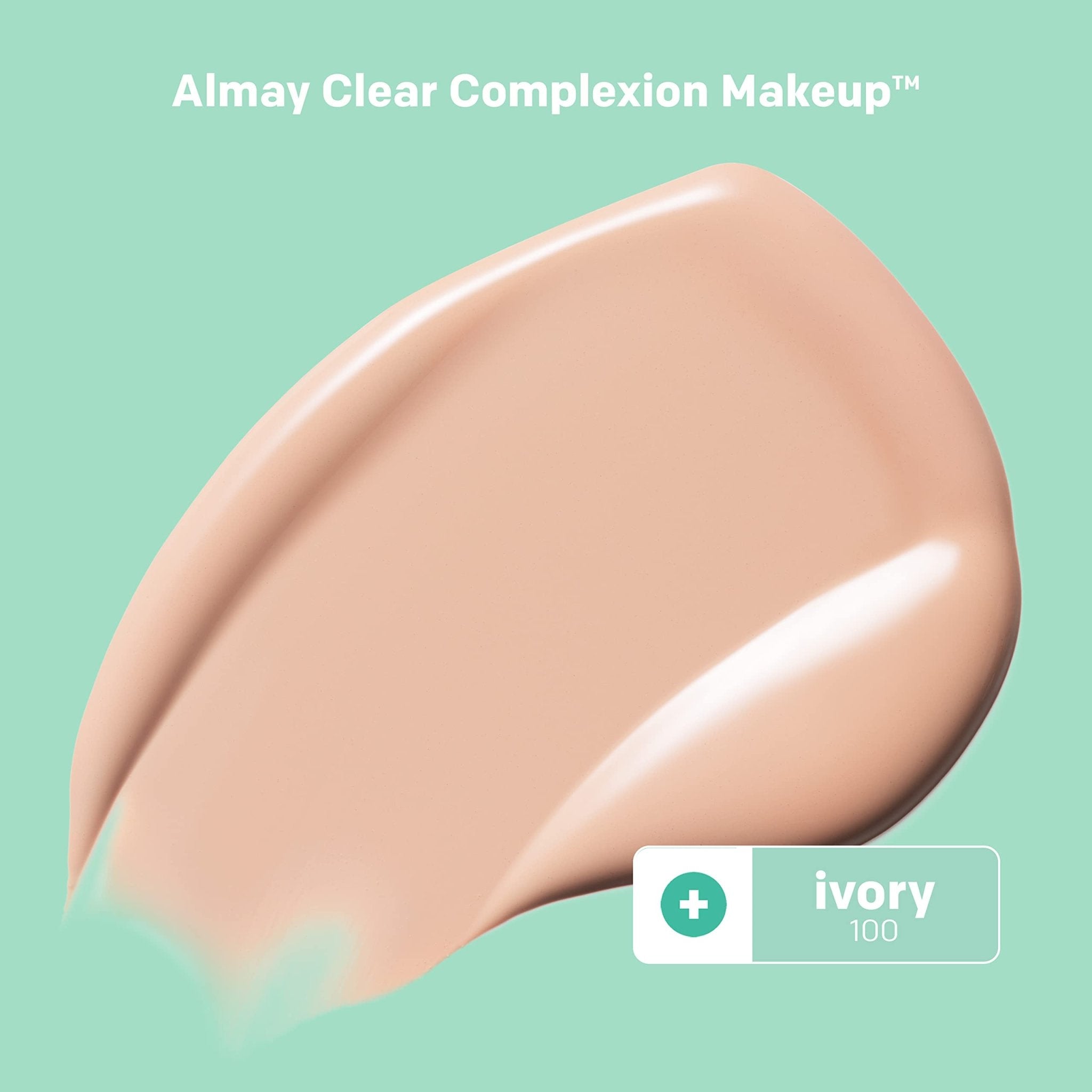 Almay Clear Complexion Acne Foundation Makeup with Salicylic Acid - Lightweight, Medium Coverage, Hypoallergenic, Fragrance - Free, for Sensitive Skin, 1 fl oz.Almay309970171636Acne FoundationAcne Foundation