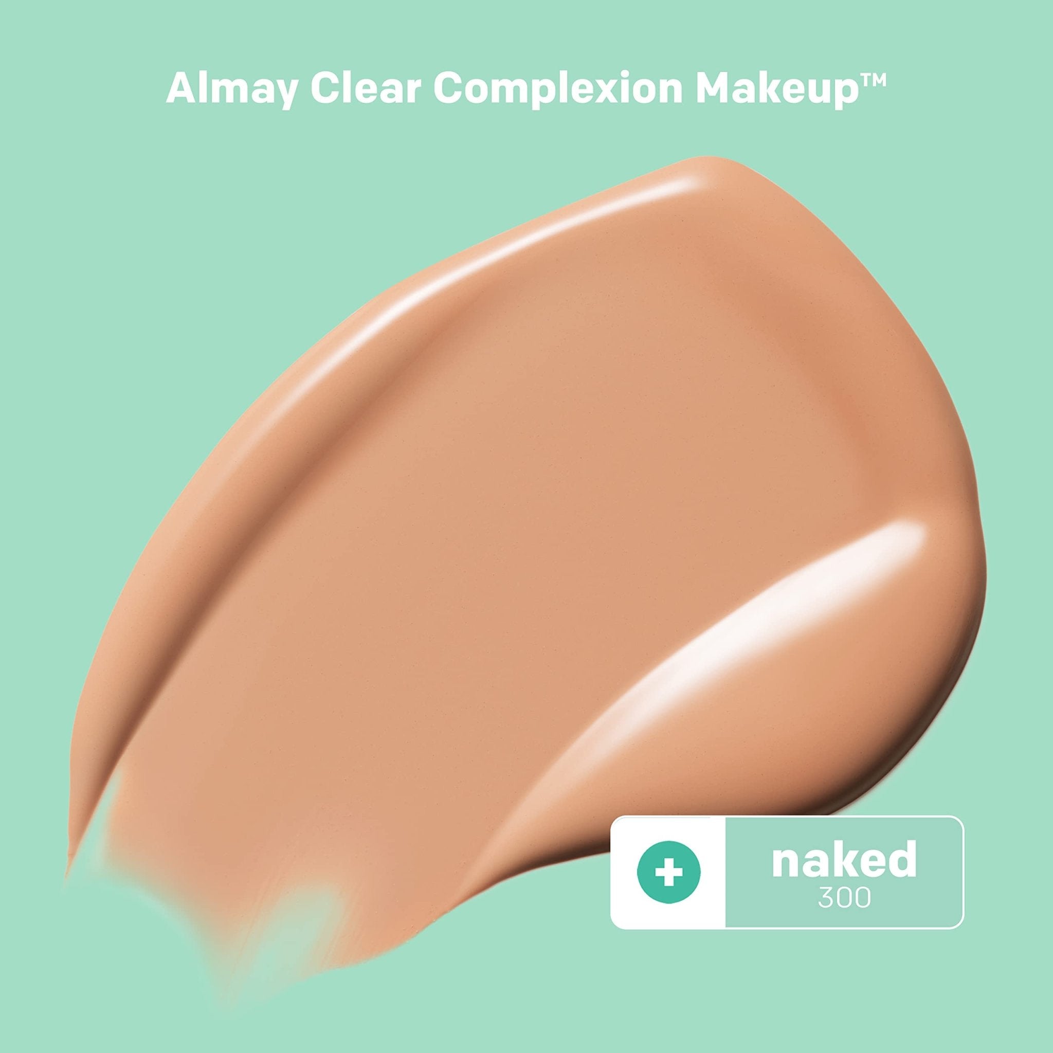 Almay Clear Complexion Acne Foundation Makeup with Salicylic Acid - Lightweight, Medium Coverage, Hypoallergenic, Fragrance - Free, for Sensitive Skin, 1 fl oz.Almay309970171636Acne FoundationAcne Foundation