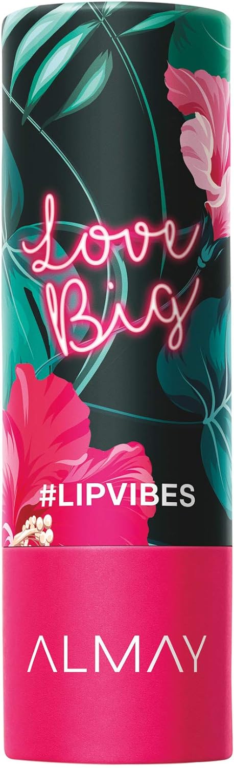 Almay Lip Vibes Lipstick with Vitamin E Oil & Shea Butter, Matte Finish, Hypoallergenic, 0.14 OzAlmay309978337089LipstickLipstick