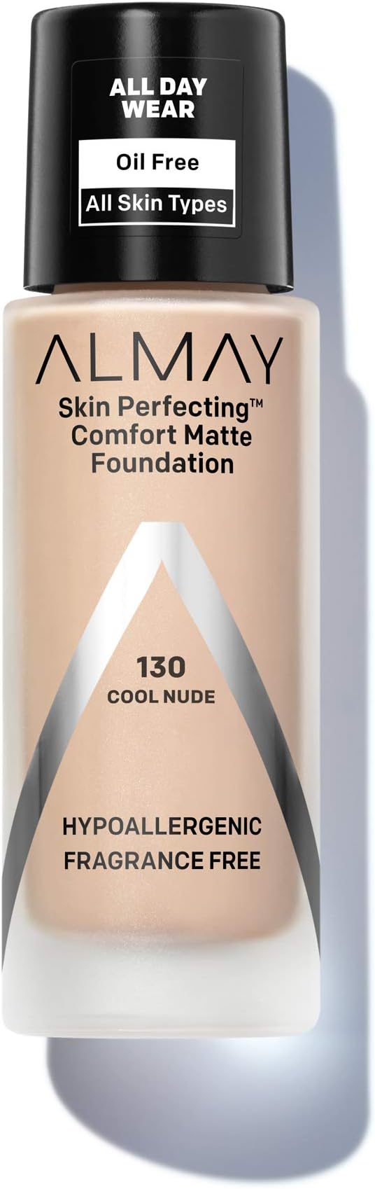 Almay Skin Perfecting Comfort Matte Foundation, Hypoallergenic, Cruelty Free, Fragrance - Free, Dermatologist Tested Liquid Makeup, 1 Fluid OunceAlmay309970091705FoundationFoundation
