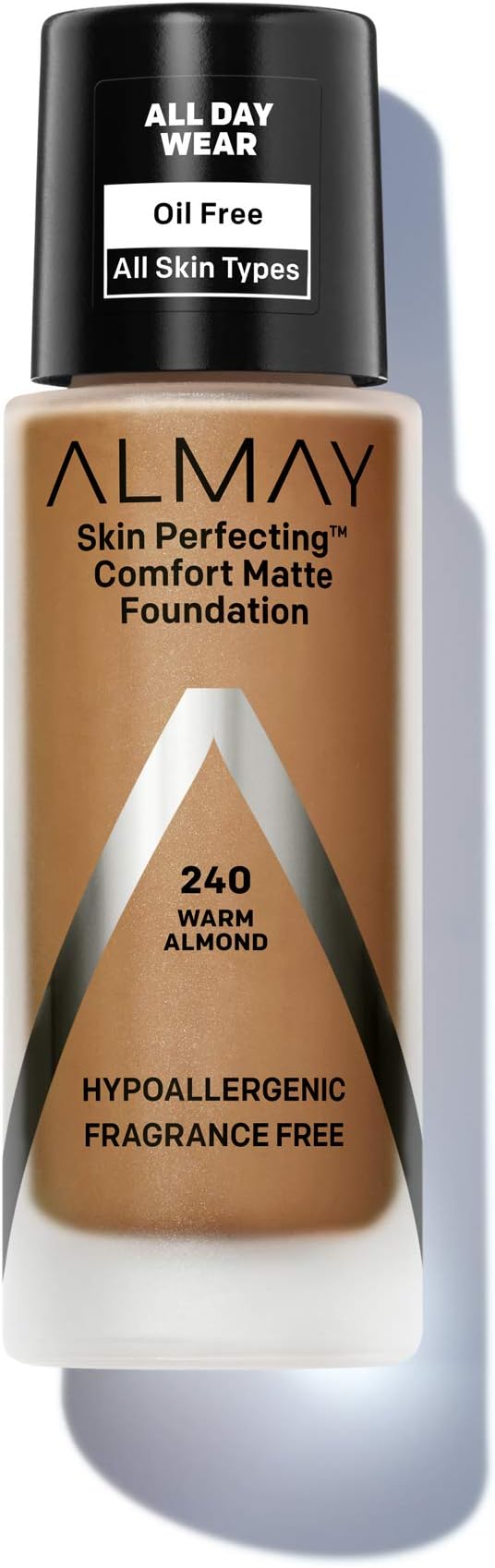 Almay Skin Perfecting Comfort Matte Foundation, Hypoallergenic, Cruelty Free, Fragrance - Free, Dermatologist Tested Liquid Makeup, 1 Fluid OunceAlmay309970091705FoundationFoundation