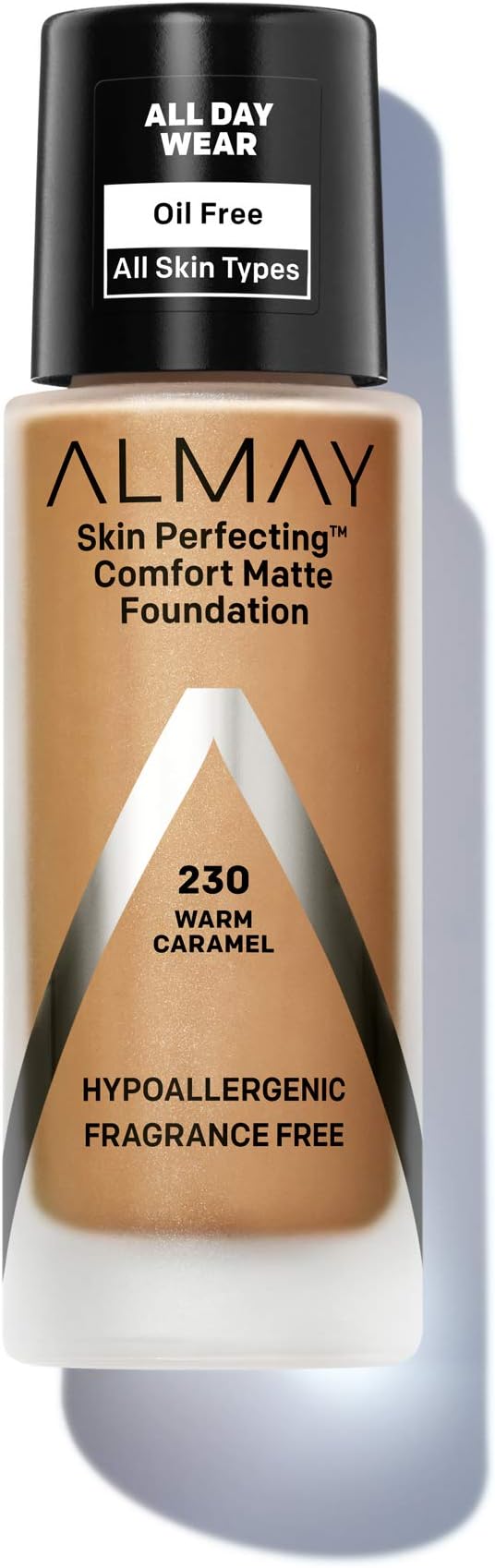 Almay Skin Perfecting Comfort Matte Foundation, Hypoallergenic, Cruelty Free, Fragrance - Free, Dermatologist Tested Liquid Makeup, 1 Fluid OunceAlmay309970091705FoundationFoundation