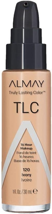 Almay Truly Lasting Color Liquid Makeup, Long Wearing Natural Finish Foundation with Vitamin E and Lemon Extract, 1 ozAlmay309970231057FoundationFoundation