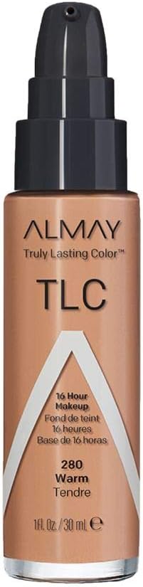 Almay Truly Lasting Color Liquid Makeup, Long Wearing Natural Finish Foundation with Vitamin E and Lemon Extract, 1 ozAlmay309970231057FoundationFoundation