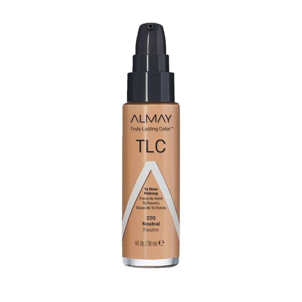 Almay Truly Lasting Color Liquid Makeup, Long Wearing Natural Finish Foundation with Vitamin E and Lemon Extract, 1 ozAlmay309970231057FoundationFoundation