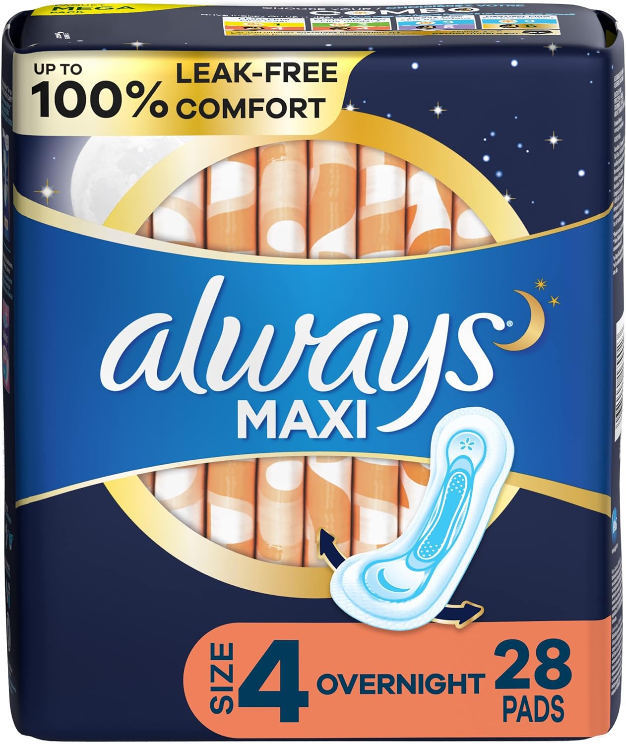 Always Maxi Feminine Pads for Women - UnscentedAlways037000386018Menstrual PadMenstrual Pad