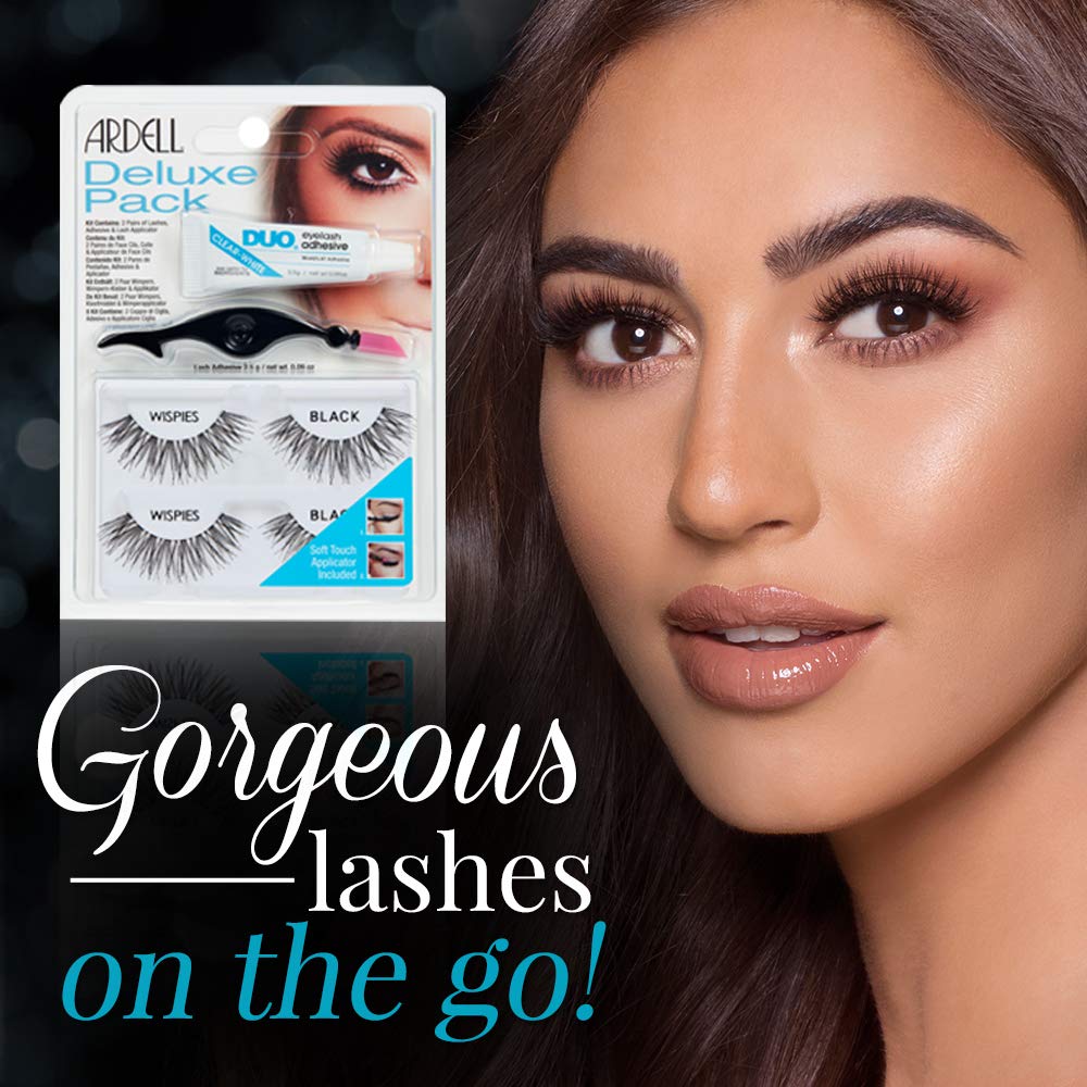 Ardell Deluxe Pack Wispies with Applicator - Black, 2 PairsArdell Professional074764689474False LashesFalse Lashes