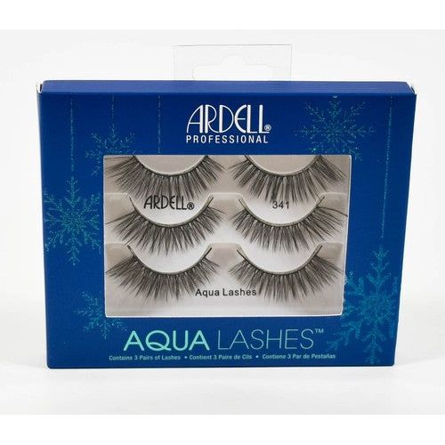 Ardell Professional Aqua False Strip Lashes 341, Water Activated Faux Lashes, Reusable, No Lash Glue Required, 3 pairsArdell Professional074764361868False LashesFalse Lashes